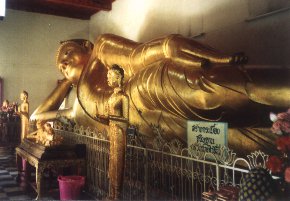 view of reclining Buddha